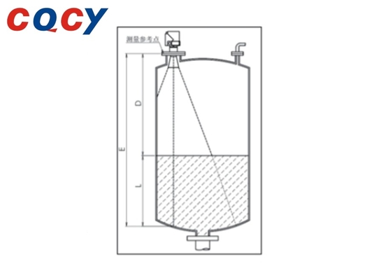 MPS3000 Series Pulse Radar Level Meter  150℃ Process Temperature Algorithmic Intelligence)
