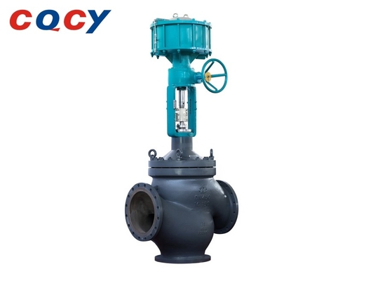 Large Caliber Three Way Valve  Temperature Difference Of Confluence Or Shunt ^ T 120℃ C On The Heat Exchanger