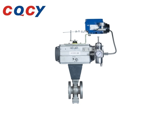 Zjhv-110 Hard Sealed Fixed V Type Ball Valve Control For High Viscosity With Particle